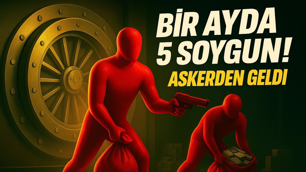 Askerden Gelip Bir Ayda 5 Banka Soydu!