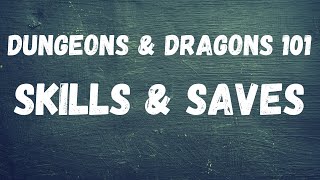 Skill Checks & Saving Throws - Intro to DnD Tutorial