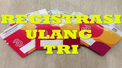 Cara Mudah Registrasi Ulang Kartu Tri - Durasi: 1.55. 