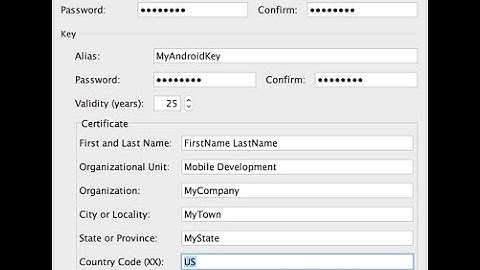 Android Studio : How To create Key Store In Android Studio ?