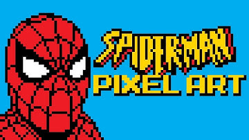 Spiderman Pixel Art by PXLFLX