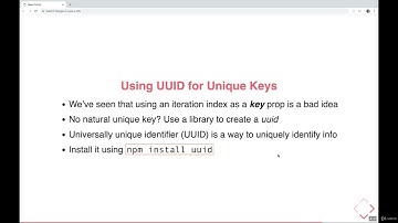 Using the UUID Library