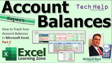 How to Track Your Account Balances & Daily Transactions in Microsoft Excel, Part 2