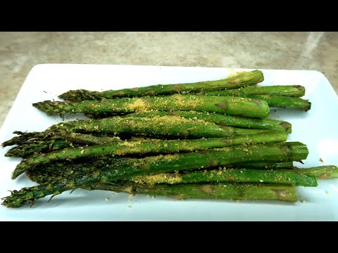 Oven Roasted Parmesan Asparagus (Vegan) | Giveaway Winners