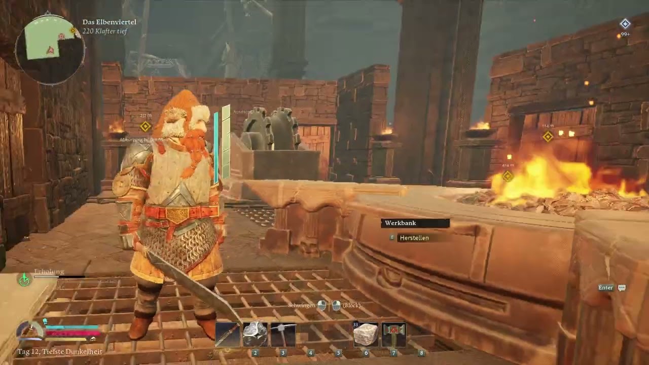 Lord of the Rings Return to Moria Folge 11 :Ein bissel die Bude aufräumen und Vorstoß in die Mine.