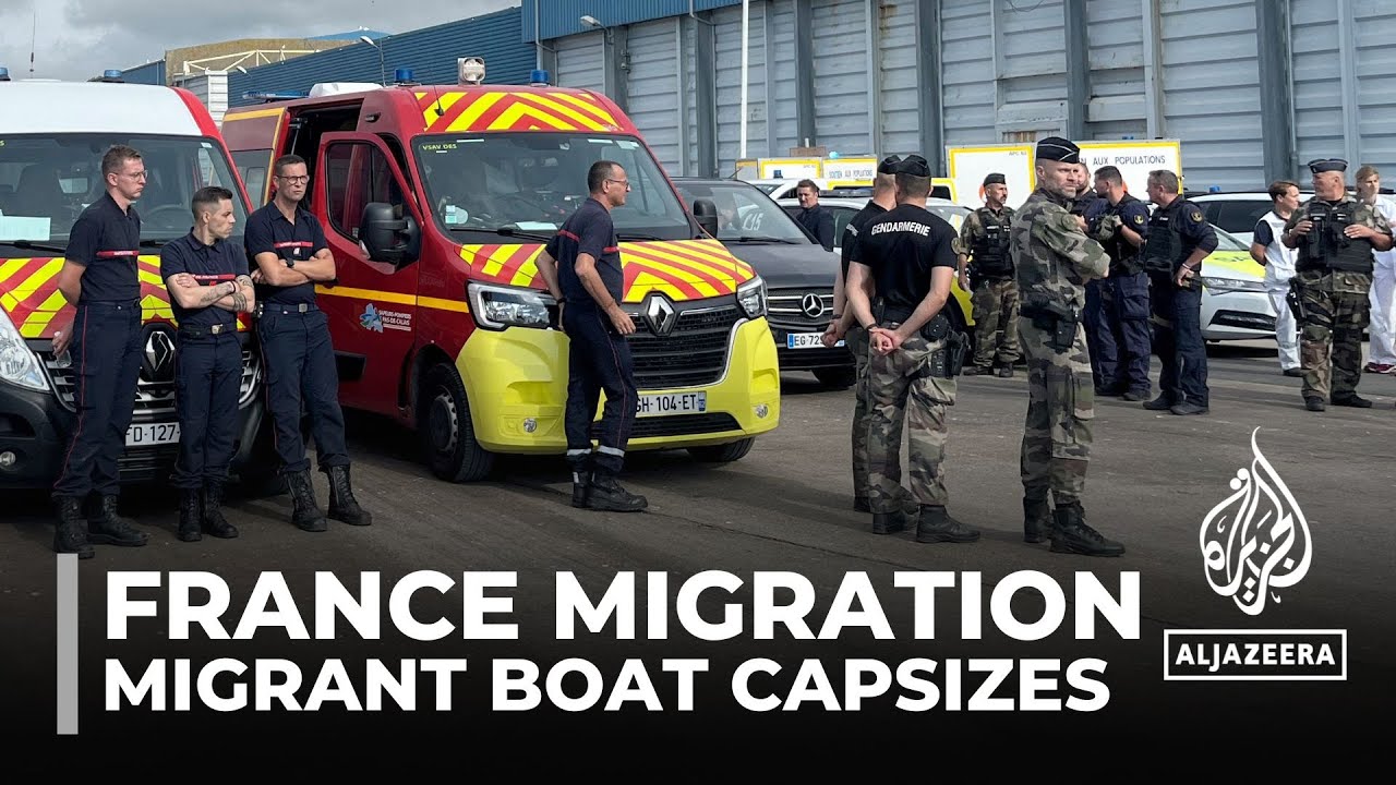 At least 12 people killed after boat capsizes in English Channel - YouTube
