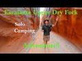 Upper Dry Fork Canyon Solo Camping Adventure in Escalante