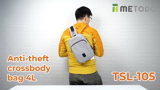 249. Review กระเป๋าคาดอก Metodo รุ่น Anti theft crossbody bag 4L (TSL-105)