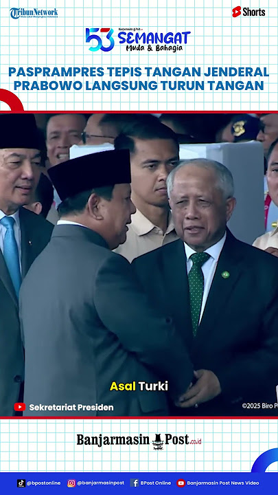 Momen Tegang! Prabowo Langsung Dorong Paspampres Gara-Gara Tepis Tangan Jenderal Asing