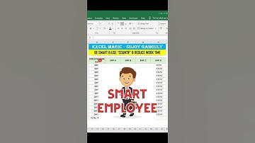 COUNTIF FUNCTION!! ATTENDANCE MAKER!! ADVANCE EXCEL TRICKS!! EXCEL MAGIC!!