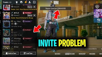 😵Bgmi Invite Problem Telugu