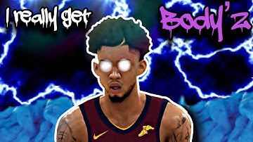 Dunking on everyone in park with my 2way Slashing playmaker in NBA 2K20!! IM UNSTOPPABLE!!