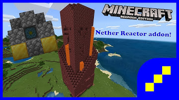 How to get fully useable Nether Reactor in Minecraft Bedrock | Minecraft Bedrock addon showcase