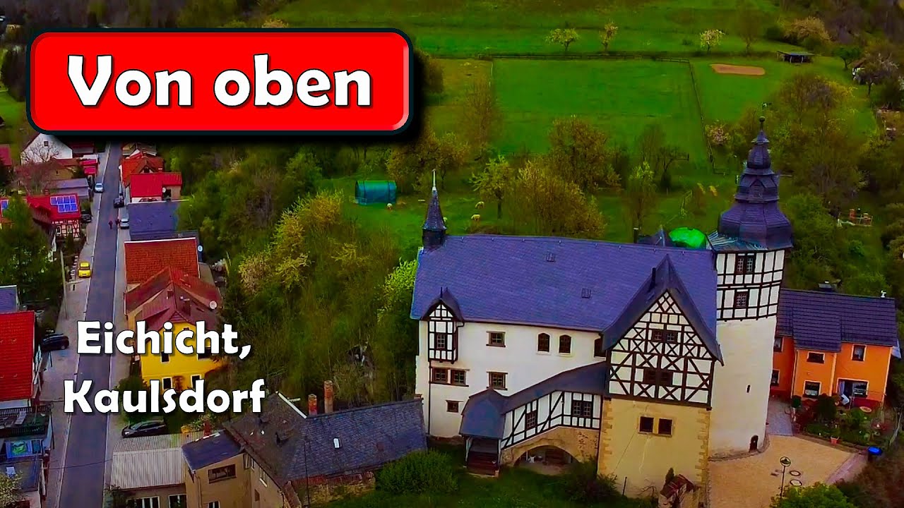 Thüringen von oben Eichicht Kaulsdorf [Saalfeld - Rudolstadt]