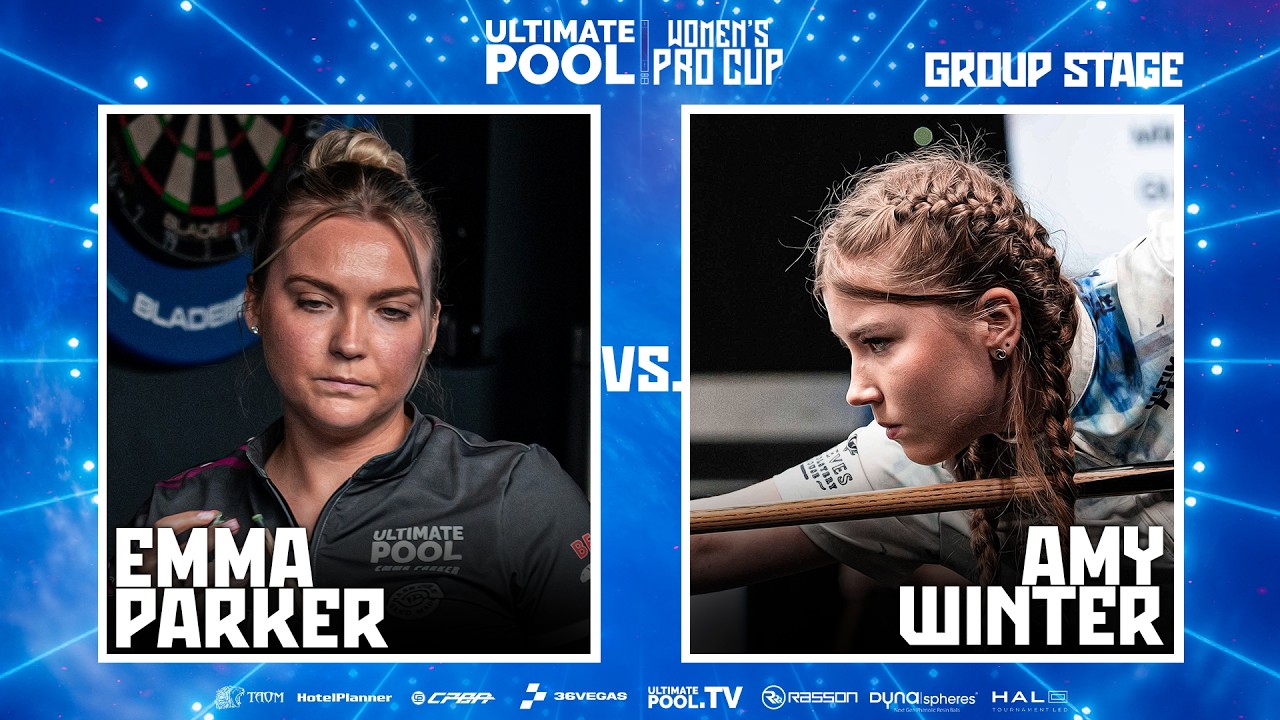 CuePoint billiards news cover image for Women's Pro Cup 2026 Group Stage Kicks Off with Emma Parker vs Amy Winter