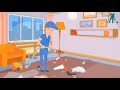 Carpet Cleaner 2D Animated Promo Video 4