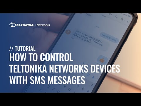 How to Control Teltonika Networks Devices with SMS Messages