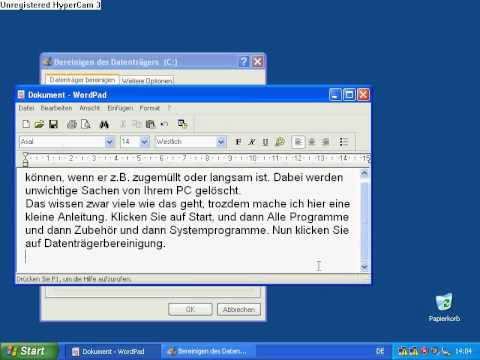 Computer schneller machen(WindowsXP)