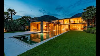 Lake Lugano | Stunning waterfront villa with pool &amp; boat house