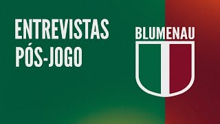 ENTREVISTAS PÓS-JOGO COM VINICIUS JAÚ E ANTHONIO (BLUMENAU 0x0 SÃO JOSEENSE)