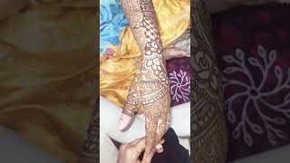Back side bridal mehndi 🍃#mehndi#henna#ytshorts#viral#bridalmehndi#simple#song#mehndidesign#hennaart