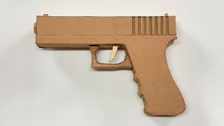 COMO FAZER UMA GLOCK DE PAPELÃO QUE DISPARA