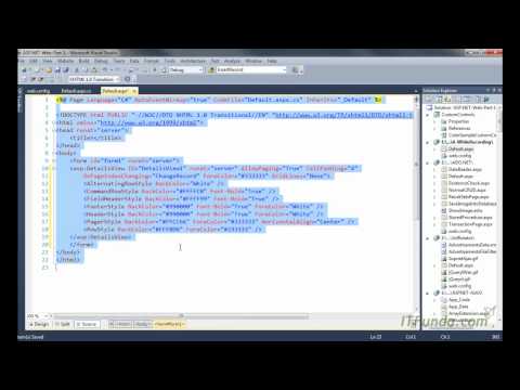 How to show a record using DetailsView in ASP.NET?