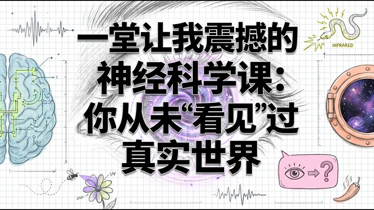 【推荐观看后面更新后的升级版】神经科学震撼真相 | 你从未看见过真实世界 | 感觉与知觉的奥秘