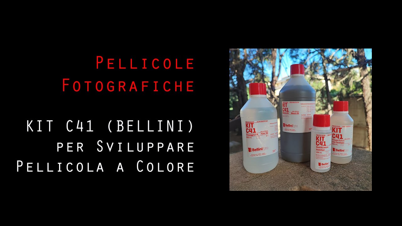 Kit C41 Bellini per Sviluppo Pellicola a Colore 