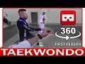 360° VR VIDEO - Taekwondo Match in First Person | Battle Fight KO - VIRTUAL REALITY