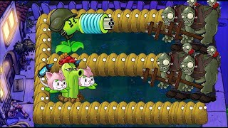 999 Team Gatling Pea Vs Team Cactus Vs GigaGargantuar Attack Dr.Zomboss Plants vs Zombies