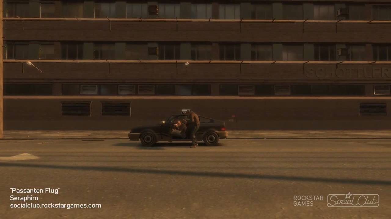 GTA4 - Passanten Flug