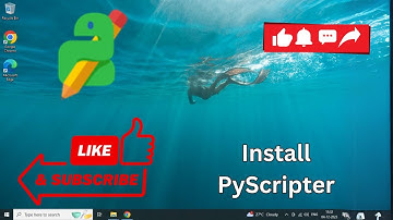 How to install PyScripter for windows