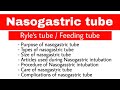 #nasogastric tube insertion in hindi I ryles tube feeding procedure in hindi I feeding tube