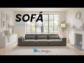 Video de Sofá Modular Horizon 3 Plazas Gris Claro 307 cm
