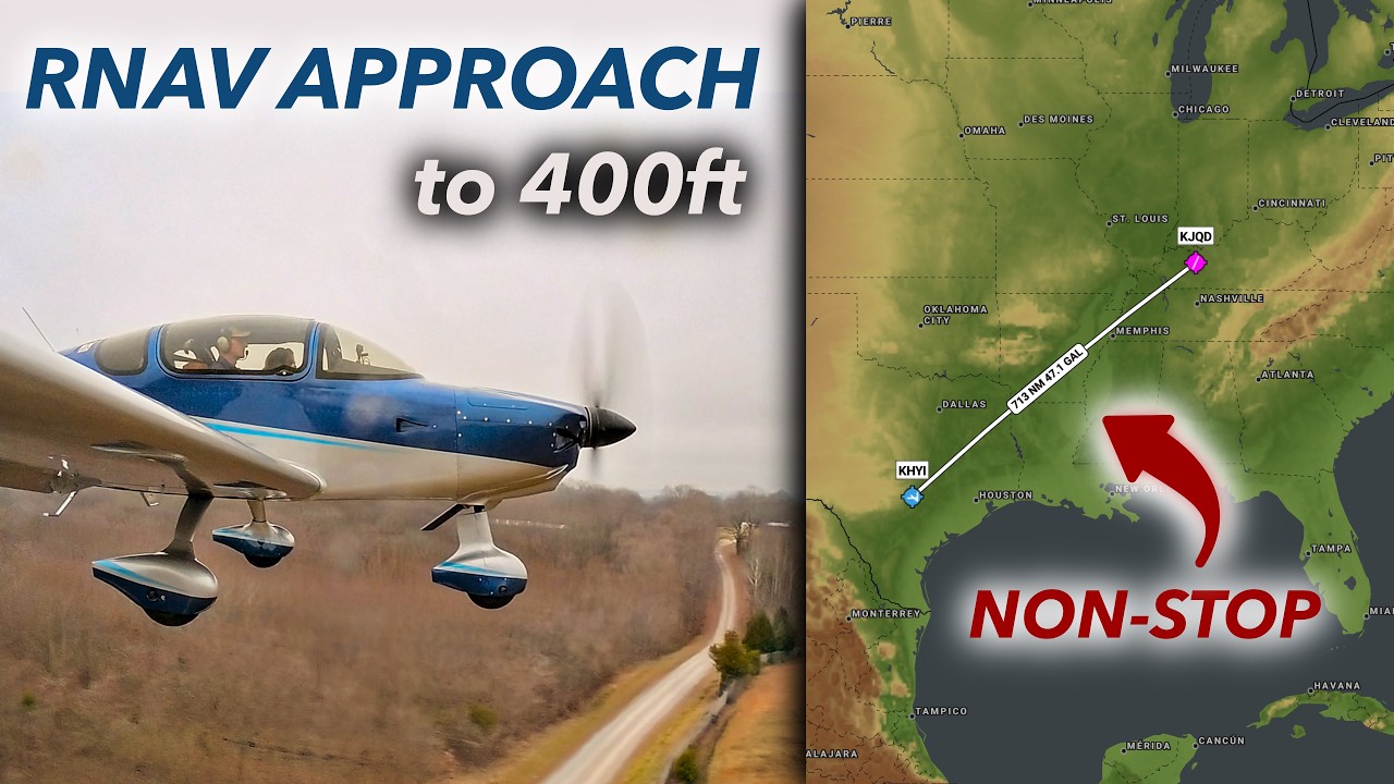 4.5 Hours Home... NON STOP • IFR Approach