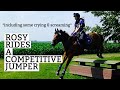 ROSY RIDES A COMPETITIVE JUMPING HORSE??? *she cries* | Meg &amp; Rosy
