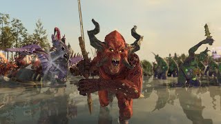 KISLEV Vs DAEMONS OF CHAOS | Warhammer 3 Cinematic Battle