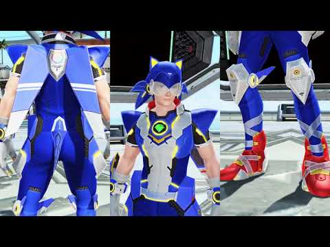 PSO2:NGS - Sonic Collab: Suits/C-Space Pack