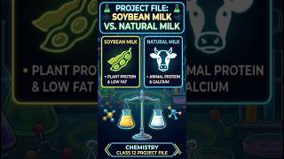 SOYABEAN MILK VS NATURAL MILK PROJECT FILE CLASS 12 CBSE CHEMISTRY