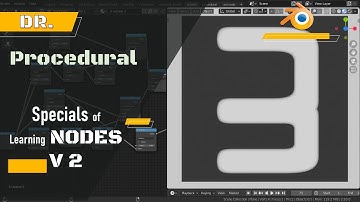 PROCEDURAL numbers "3" blender 2.82 level 2