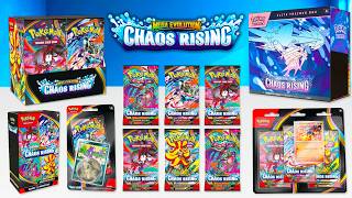I Opened EVERY CHAOS RISING Pokémon Product (WORTH IT?)