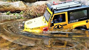 RC카 MST CFX Jeep Rubicon Rainy Day Valley Rock Crawling