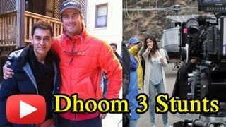 Aamir Khan Katrina Kaif Dhoom 3 Climax Scene Shoot- Photos