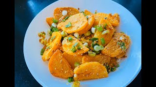 香辣土豆片 很快消耗掉土豆 再不怕放着发芽啦「Eng Sub」Spicy flavorful potato 【田园时光美食 2020 017】
