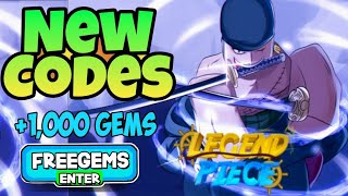 ALL NEW WORKING CODES FOR LEGEND PIECE IN 2022! ROBLOX LEGEND