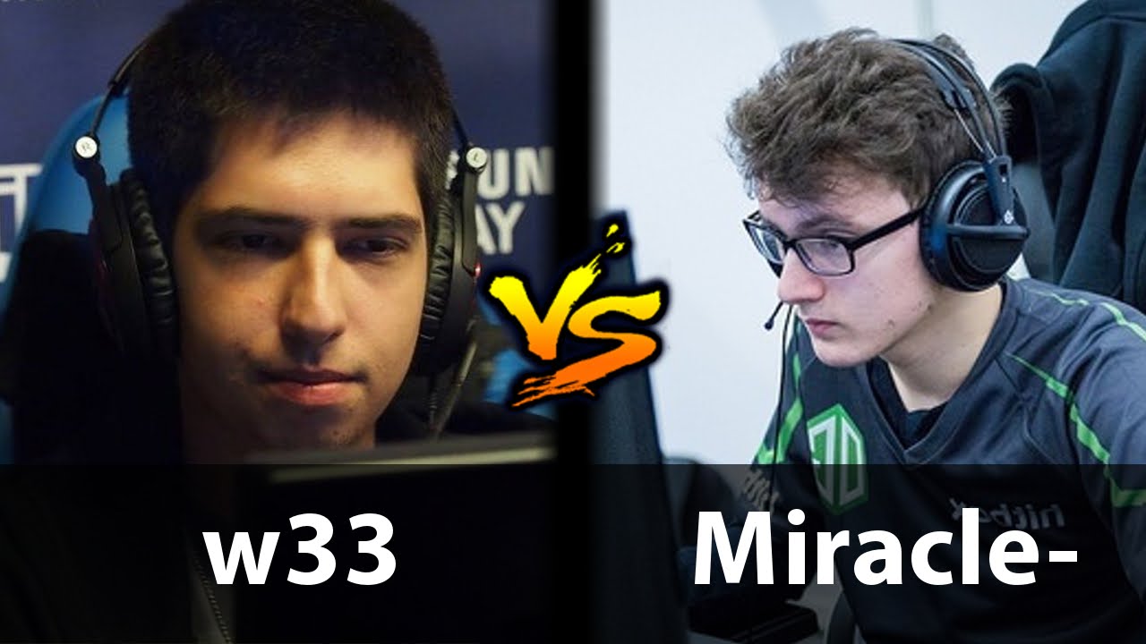W33 Vs Miracle Dota 2 Youtube