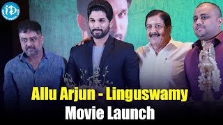 Stylist Star Allu Arjun - Linguswamy Bilingual Movie Launch - iDream Filmnagar