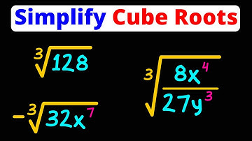 Simplify Cube Roots with Exponents & Variables | Fractions | Eat Pi