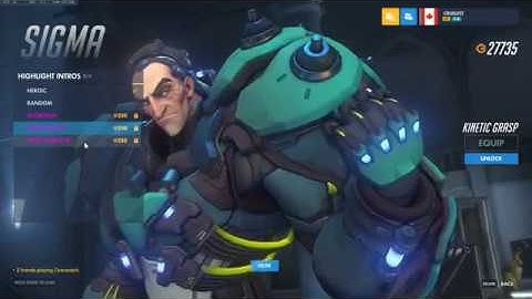 Sigma ALL Skins, Highlight Intros, Voice Lines